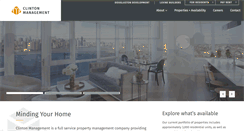 Desktop Screenshot of clintonmanagement.com
